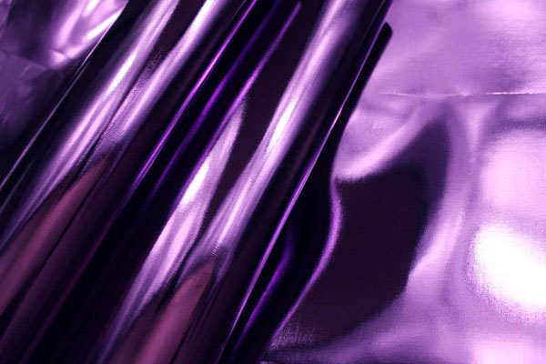 Mirror Finish Leatherette - Purple fabric