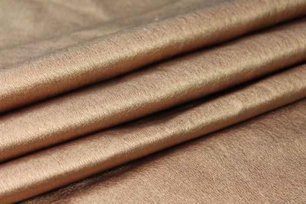 "Leather Texture" Leatherette - Bronze fabric