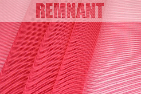 Sheer Airtex Mesh - Coral - 2m Piece fabric