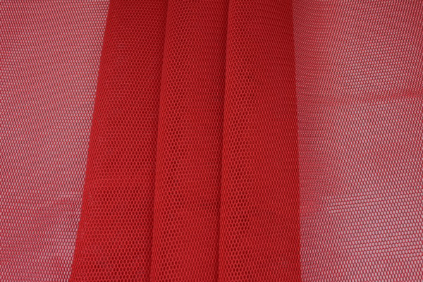 Sheer Airtex Mesh - Red fabric