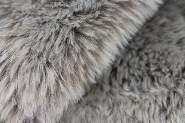 Faux Fur - Ash Grey fabric