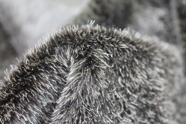 Faux Fur - Short Pile Flecked Beaver fabric