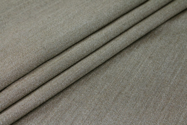 Wool Twill Suiting - Khaki Green fabric