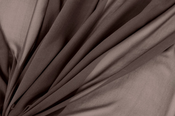 Chocolate Silk Georgette - 135cm wide fabric