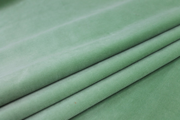 Heavy Cotton Velvet - Mint fabric