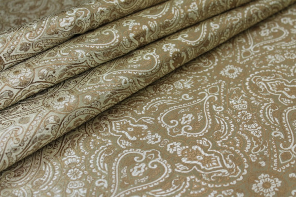 Detailed Brocade - Gold/Gold fabric