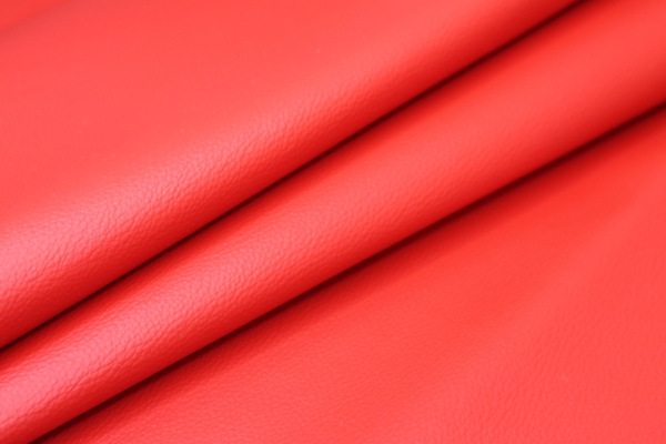 Leatherette - Red fabric