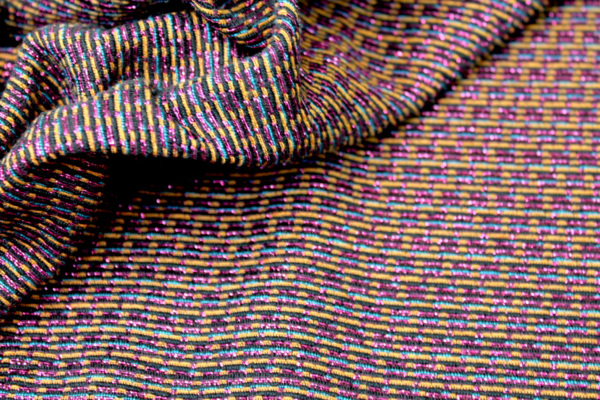 Textured French Brocade with Lurex, Pink and Gold fabric