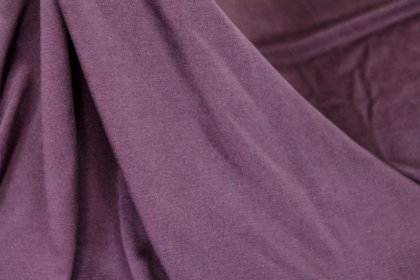 Silk Jersey - Aubergine - 112cm fabric