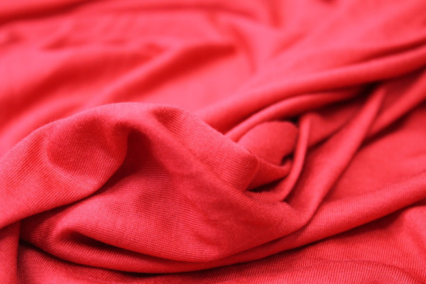 Soft Viscose Jersey - Red fabric