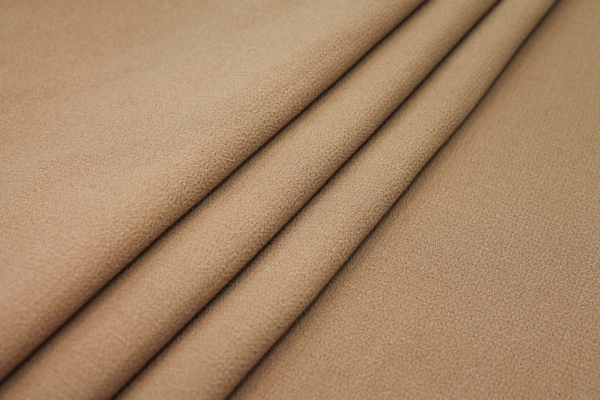 Double Wool Crepe - Camel fabric