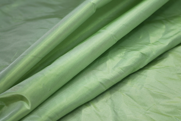 Crinkle Silk Taffeta - Bright Green fabric