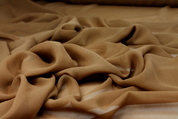 Gingerbread Silk Georgette - 135-140cm wide fabric