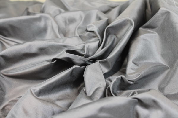 Silk Taffeta - Light weight - Dark Grey fabric