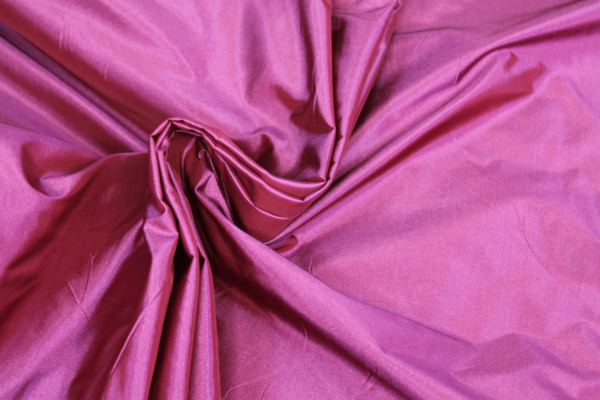Polyester Taffeta - Pink shot Red fabric