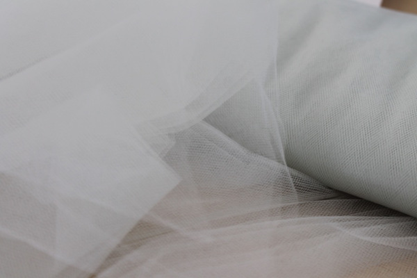 Nylon Veiling Tulle - Pale Duck Egg Blue fabric