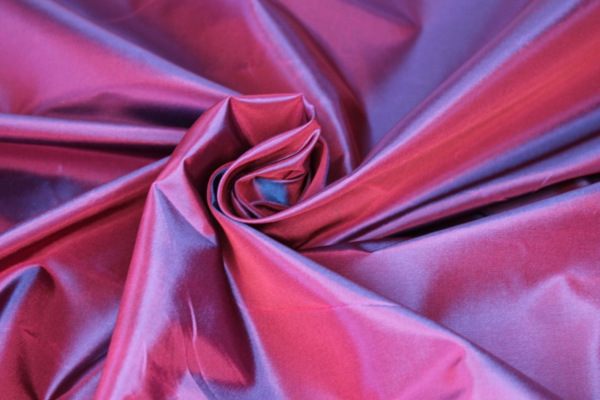 Acetate Taffeta - Red shot Blue fabric