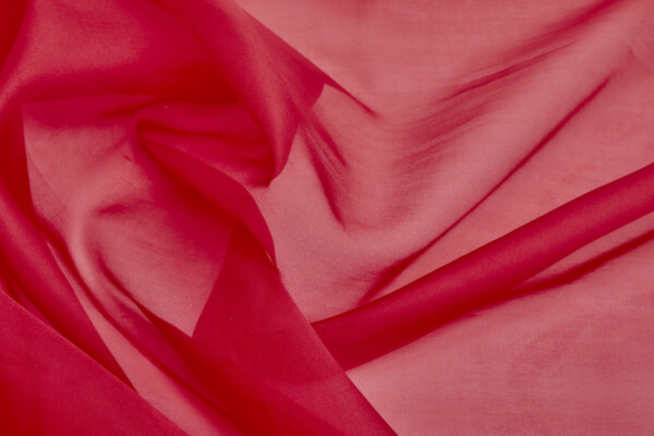 Chinese Silk Organza - Carmine Red fabric