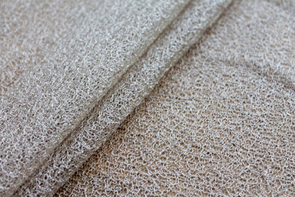 Sparkle Mesh - Oyster Silver fabric