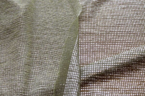 Sheer Shimmer Jersey - Sea Spray Silver fabric