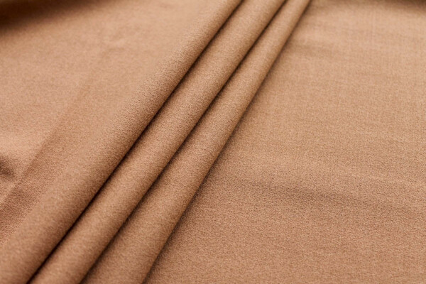 Wool Crepe - Camel fabric