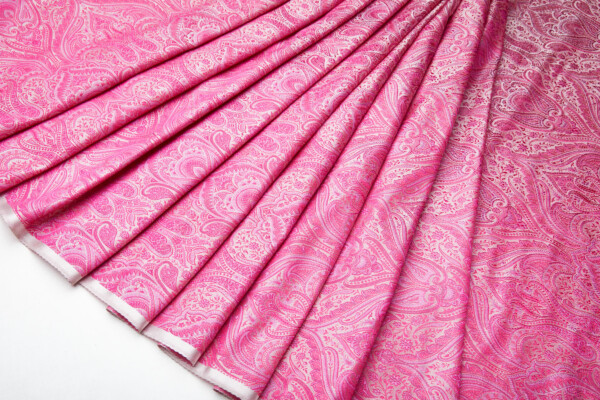 Banaras Brocade - Bright Pinks fabric