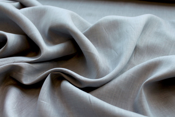 Steel Grey Linen fabric