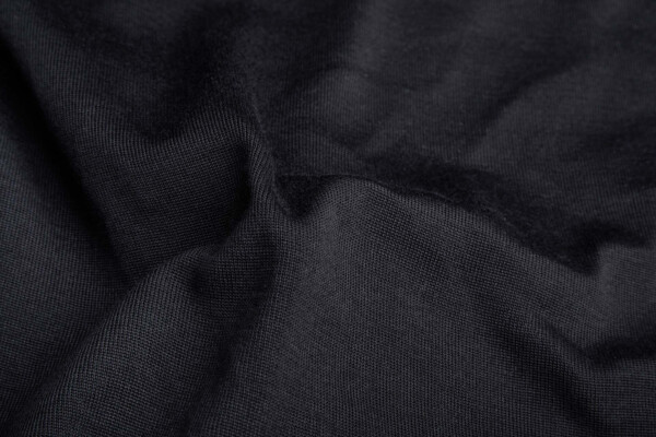 Ribbing - Black fabric