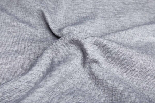 Stretch Ribbing - Marl Grey fabric