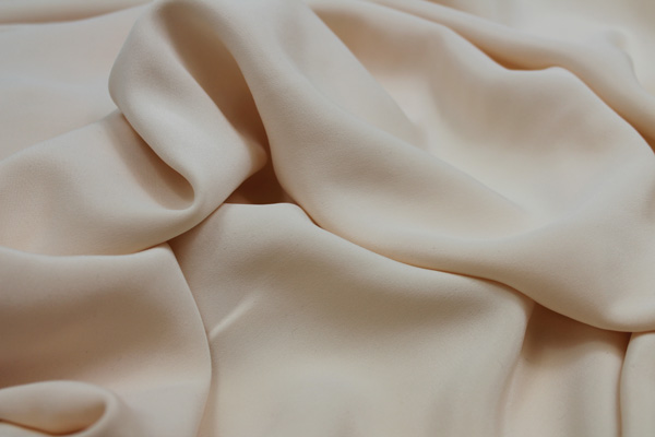 Double Silk Crepe - Blush fabric