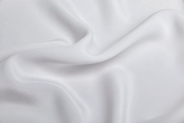 Double Silk Crepe - White Wide Width fabric