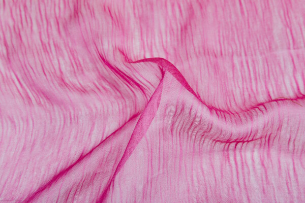 Distressed Silk Cotton - Berry Pink fabric