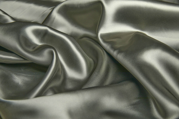 Khaki Green Viscose Satin Lining fabric