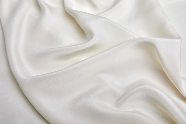 Medium Silk Crepe - Pale Ivory fabric