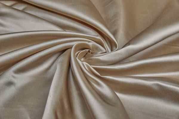 Acetate Duchess Satin - Sandy Gold fabric