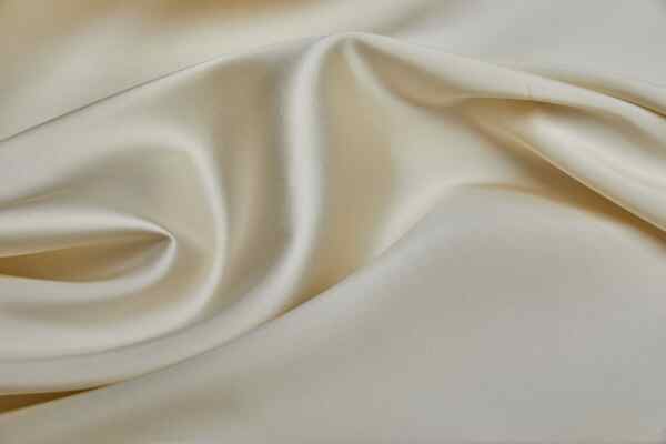 Cream Silk Twill fabric