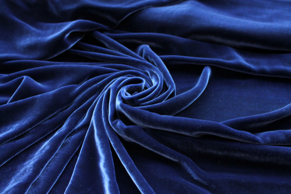 Silk Velvet - Deep Sapphire fabric