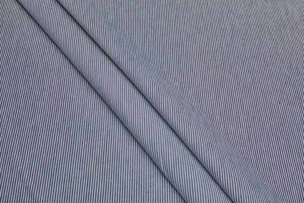Striped Denim - Indigo and Off White fabric