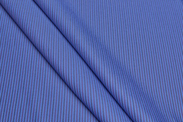 Striped Cotton Twill in Dark Berry Tones - Blue and Purple fabric
