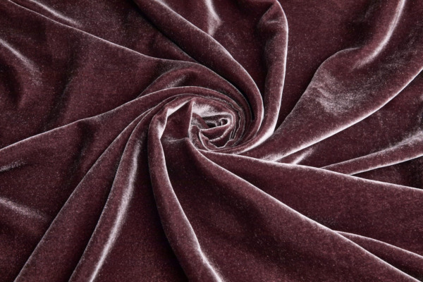 Silk Velvet - Chestnut fabric