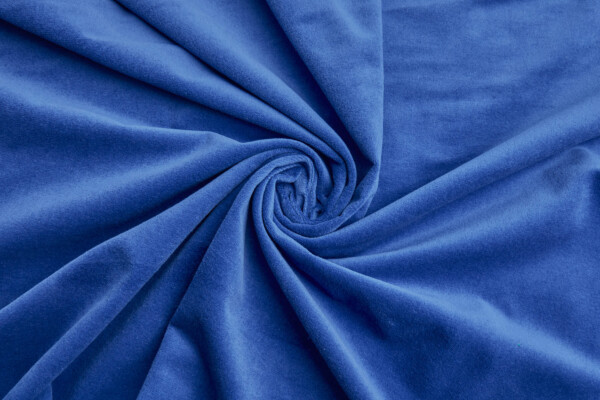 Heavy Cotton Velvet - Electric Blue