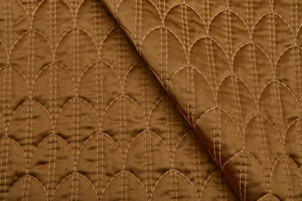 Quilted Cotton Sateen Scale Pattern - Amber fabric