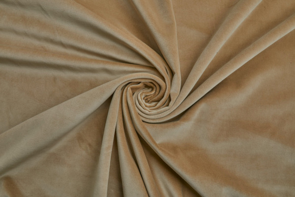 Heavy Cotton Velvet - Desert Sand fabric