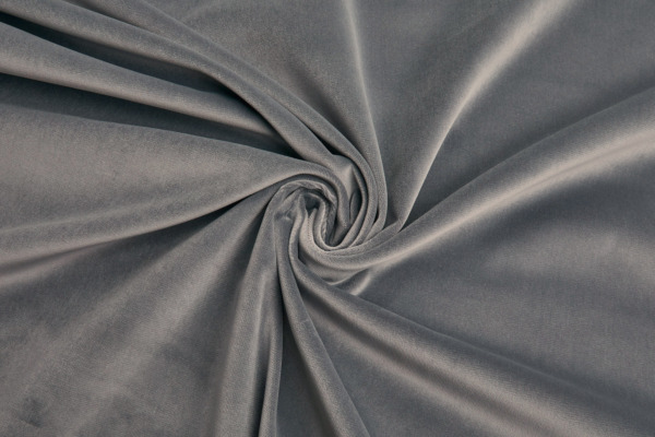 Heavy Cotton Velvet - Pigeon Grey