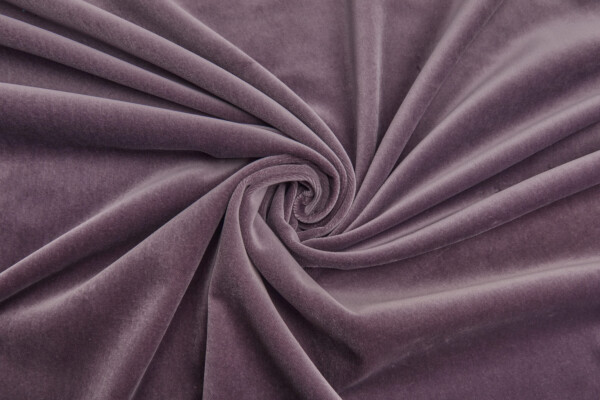 Heavy Cotton Velvet - Deep Mauve