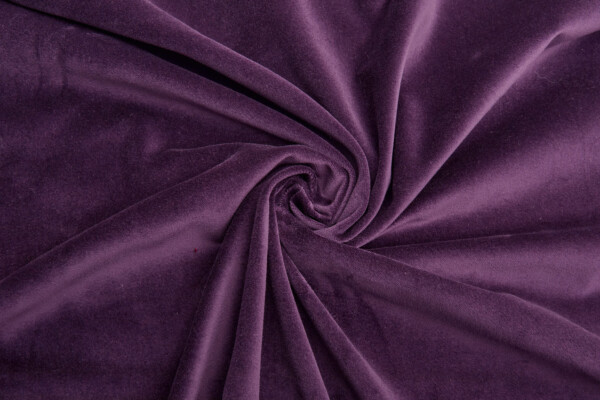 Cotton Velvet - Deep Purple