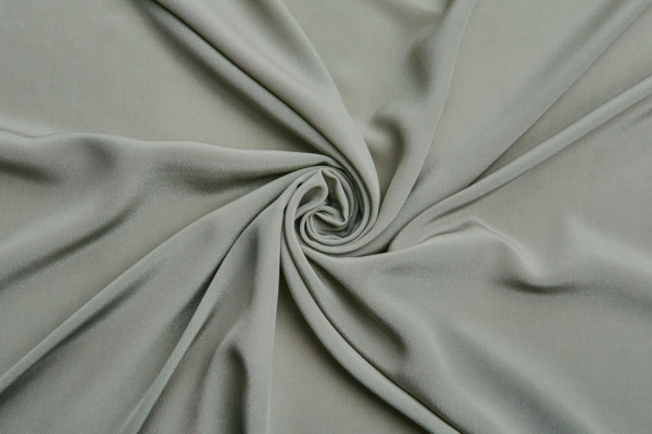 Weathered Sage Silk Crepe de Chine