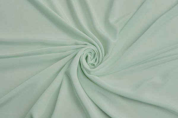 Pale Mint Crepe de Chine