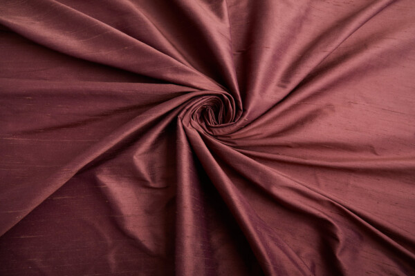 Textured Silk Dupion - Sienna shot Mulberry fabric