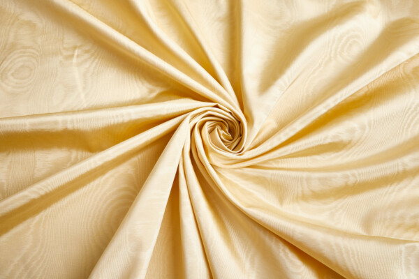 Limited Stock Moire Grosgrain - Pale Gold fabric